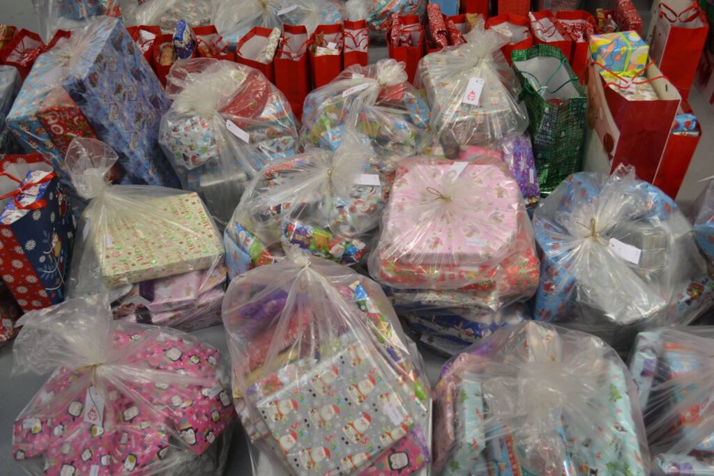 Bags of presents